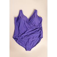 Plus Size Badeanzug, Lila