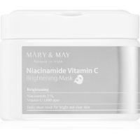 MARY & MAY Niacinamide Vitamin C Brightening Mask set mask iz platna za osvetlitev kože 30 kos