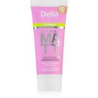 Delia Cosmetics It's Real Matt zmatňujúci make-up odtieň 102 Natural 30 ml