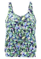 s.Oliver Tankini top  morsko plava / zelena / pastelno zelena / roza