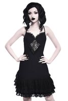Damen Kleid KILLSTAR - Vivienne Bustle - SCHWARZ L