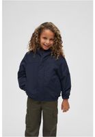 Children's summer windbreaker with navy front zipper