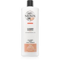 Nioxin System 3 Color Safe tisztító sampon a festett, ritkuló hajra 1000 ml