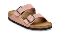 Birkenstock Arizona Suede Leather Regular Fit Pink Clay Dámske - Sandále Birkenstock - Ružová - 1031619-7.5 - Size: 7.5