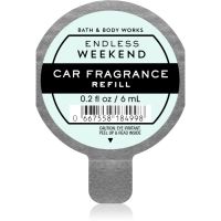 Bath & Body Works Endless Weekend dišava za avto nadomestno polnilo 6 ml