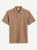 Celio Cesunny Polo T-Shirt Braun