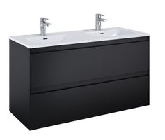Szafka pod umywalkę Elita Split 120 cm czarny mat RE012007157160