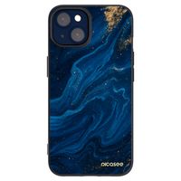 Silikónový čierny obal pre Apple iPhone 14 - Blue