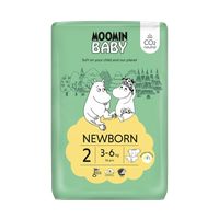 MOOMIN BABY 2 Newborn 3–6 kg, eko plienky, 56 ks