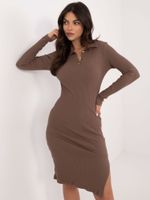 Dress-RV-SK-9956.45-brown