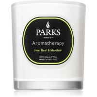 Parks London Aromatherapy Lime, Basil & Mandarin ароматна свещ 220 гр.