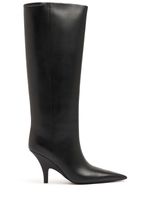 85mm Diablo Leather Tall Boots