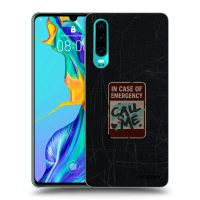 Silikónový čierny obal pre Huawei P30 - EMERGENCY