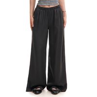 Cropp - Hlače wide leg - temno siva