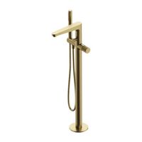 Bateria wannowa wolnostojąca Omnires Contour złoty szczotkowany CT8033GLB