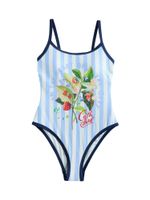 Cath Kidston Jednodijelni kupaći kostim  mornarsko plava / svijetloplava / zelena / bijela