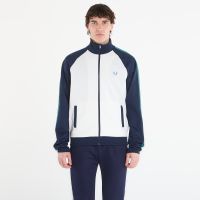 Bluza FRED PERRY Contrast Sleeve Track Jacket Snow White XL