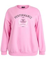 Active by Zizzi Sweater majica  roza / bijela