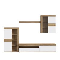 Carryhome OBÝVACIA STENA, farba duba, svetlosivá