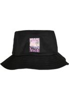 Miami Vice Print Bucket Hat Black