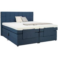 Moderano BOXSPRINGOVÁ POSTEĽ, 180/200 cm, modrá