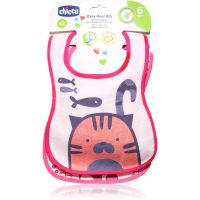 Chicco Easy Meal Bib 6m+ podbradníček Pink 2 ks