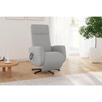 Sit & More RELAXAČNÉ KRESLO, textil, svetlosivá