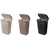 Homeware KOŠ NA PRÁDLO, krémová