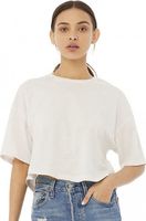 Bella+Canvas Lehké oversize crop top tričko z jednoduchého žerzeje Barva: bílá mléčná, Velikost: S BL6482