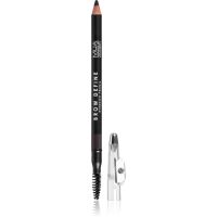 MUA Makeup Academy Brow Define dlhotrvajúca ceruzka na obočie s kefkou odtieň Dark Brown 1,2 g