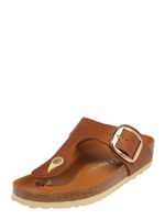 BIRKENSTOCK Japanke 'Gizeh'  smeđa / zlatna
