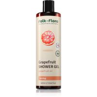 Folk & Flora Grapefruit erfrischendes Duschgel 400 ml