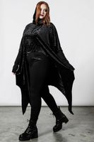 bluza z kapturem damskie - Esbat Velvet - KILLSTAR - KSRA004474 XXL