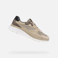 Beige Men's Geox Spherica Actif X1 Sneakers - Men's
