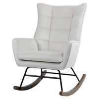 STOLIČKA S PRUŽNÝM PODNOŽÍM, drevo, kov, plast, béžová