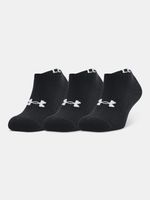 Under Armour Core No Show Socken 3 Paar Schwarz