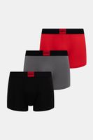 HUGO boxerky pánske bavlnené s elastanom TRUNK TRIPLET GALAXY 3-pak