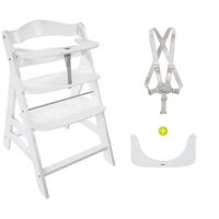 Hauck DETSKÁ JEDÁLENSKÁ STOLIČKA, buk, biela