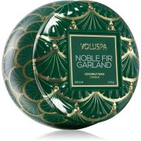 VOLUSPA Japonica Holiday Noble Fir Garland lumânare parfumată în placă 113 g