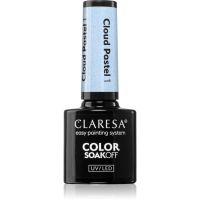 Claresa SoakOff UV/LED Color Cloud Pastel gel lak za nokte s korištenjem UV/LED lampe nijansa 1 5 g