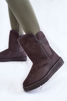 BIG STAR SHOES Damskie Wysokie Śniegowce Big Star