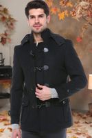 PLT8379 DEWBERRY MEN'S COAT-LIGHT BLACK