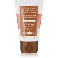 Sisley Super Soin Solaire Teinté защитен тониращ крем за лице SPF 30 цвят 4 Deep Amber  40 мл.