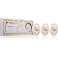 Saponificio Artigianale Fiorentino White Cameo Set sada tuhých mýdel