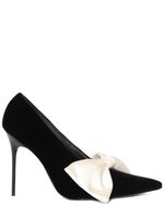 100mm Clara Velvet & Satin Pumps