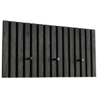 Xora VEŠIAKOVÝ PANEL, sivá, čierna, 60/30/7 cm