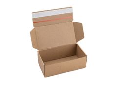 20 ks - Krabica poštová hnedá 204x114x76 s lepiacou a odtrhávacou páskou