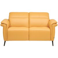 Belluti DVOJMIESTNA POHOVKA, kari žltá, pravá koža