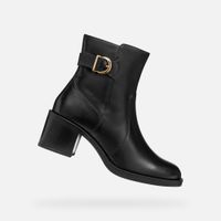 Czarne damskie botki Geox Serilda 60