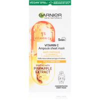 Garnier Skin Naturals Vitamin C платнена маска за лице с енергизиращ ефект 15 гр.